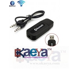 OkaeYa Bluetooth Stereo Adapter Audio Receiver 3.5Mm Music Wireless Hifi Dongle Transmitter Usb Mp3 Speaker